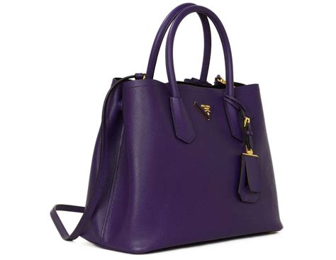 prada crossbody purple bag tote